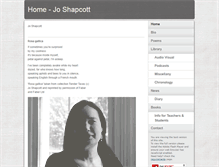 Tablet Screenshot of joshapcott.com